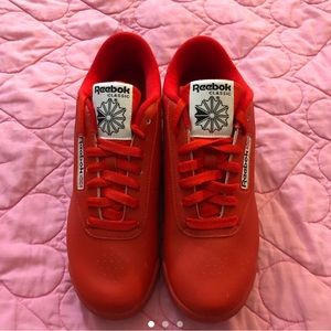 Reebok Princess Red Shoes
